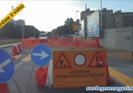 Cagliari: procedono  i lavori  in via Pier della Francesca – VIDEO