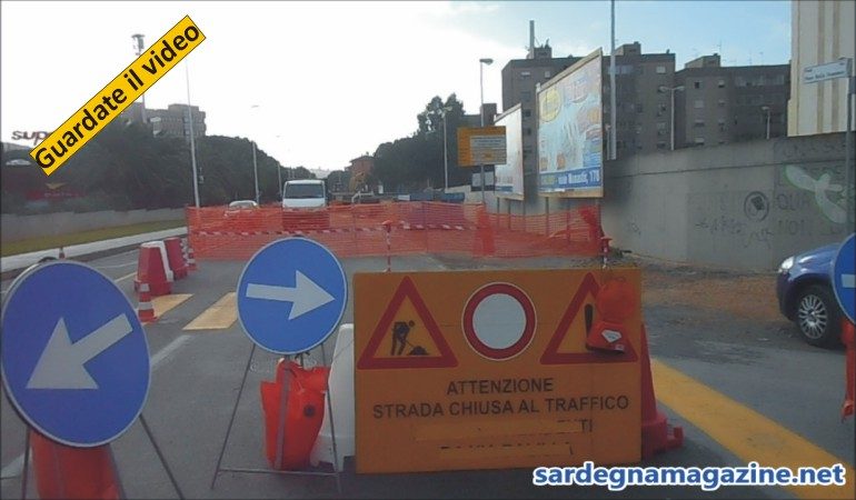 Cagliari: procedono  i lavori  in via Pier della Francesca – VIDEO