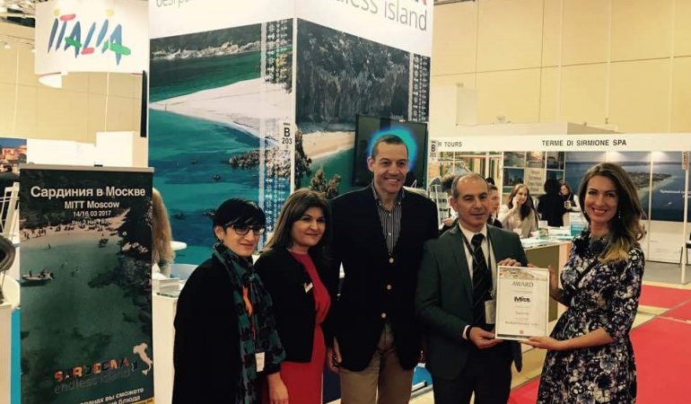 Premio alla Sardegna al Mitt Mosca per le spiagge migliori in Europa