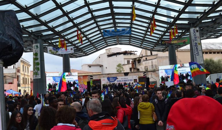 Grande folla a  Olbia per  la XXII giornata della memoria e dell’impegno in ricordo delle vittime innocenti delle mafie