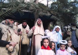 Successo ieri nella Pineta di Sinnai, nonostante il grande freddo,  per il  “Presepe Vivente”