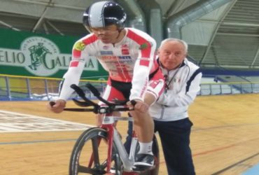 Walter Uccheddu ha conquistato a Brescia  il record mondiale dell’ora di ciclismo su pista nella categoria “Trapiantati”