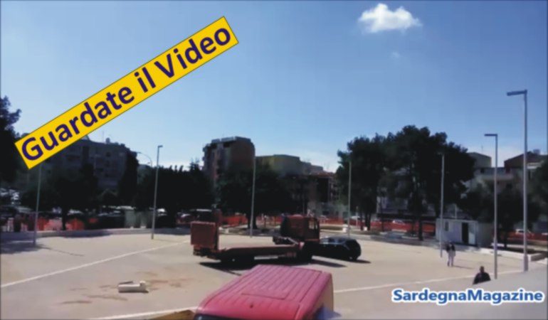 Cagliari, piazza San Michele:  Lavori infiniti – VIDEO