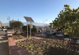Cagliari, Riformatori: “Nuova Aiuola in via Badas con orribile pannello fotovoltaico”
