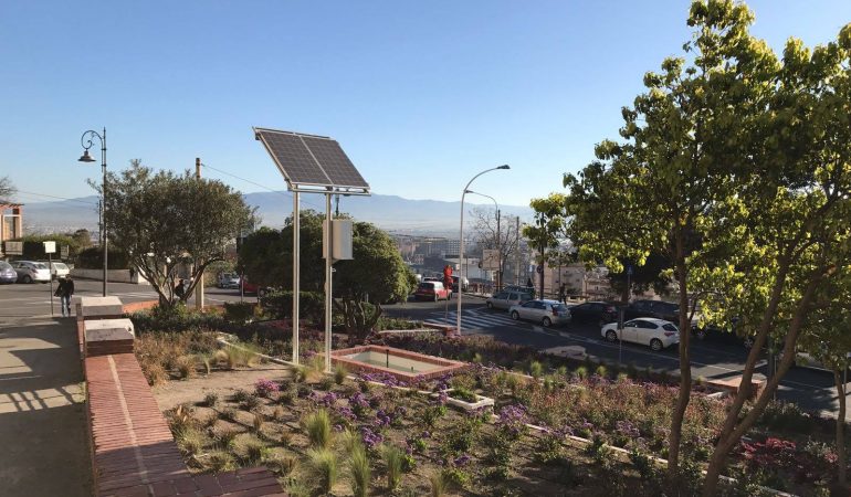 Cagliari, Riformatori: “Nuova Aiuola in via Badas con orribile pannello fotovoltaico”