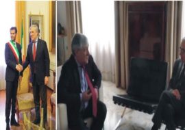 Cagliari: il Presidente del Parlamento europeo Tajani incontra Pigliaru e Zedda