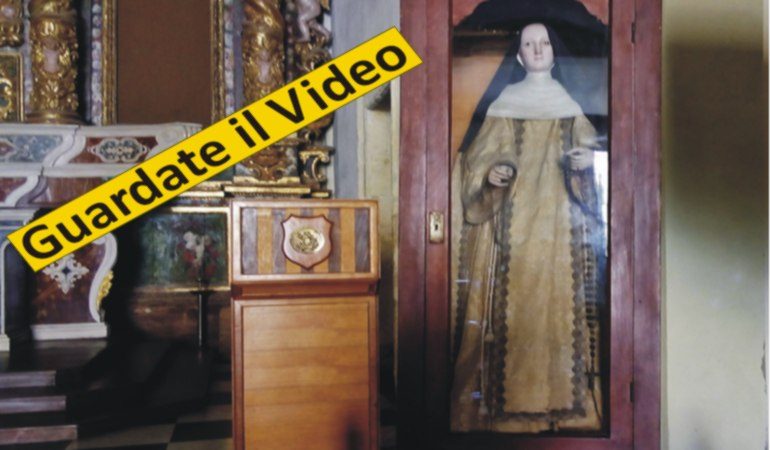 Cagliari: dopo 70 anni, di nuovo la statua di Santa chiara nella sua chiesa di Stampace – Video
