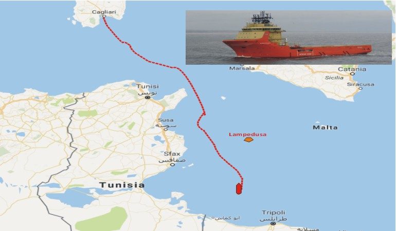 Cagliari: In porto la nave Ong  norvegese Siem Pilot con 897 profughi