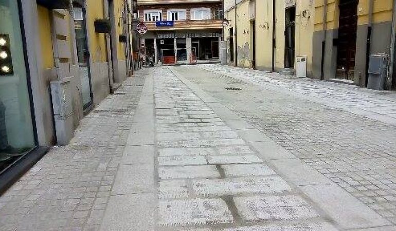 Cagliari: completati  i lavori in vico   Carlo Felice