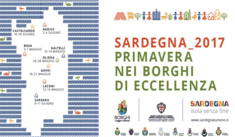 “Primavera nei borghi di eccellenza”, dal 5 maggio al 18 giugno con  otto Comuni sardi