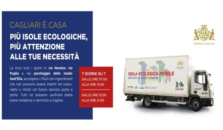 Cagliari: parte la raccolta dei rifiuti porta a porta