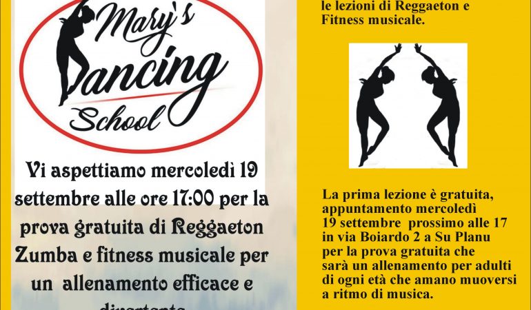 A Su Planu lezioni di  Reggaeton e Fitness musicale  