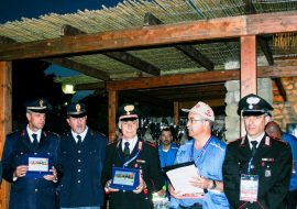 Auto d’epoca di polizia e carabinieri   all’XI edizione della “Coppa Gentlemen Sardi”