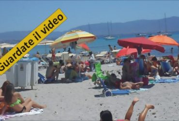 Cagliari: Poetto affollato come in piena stagione estiva – VIDEO