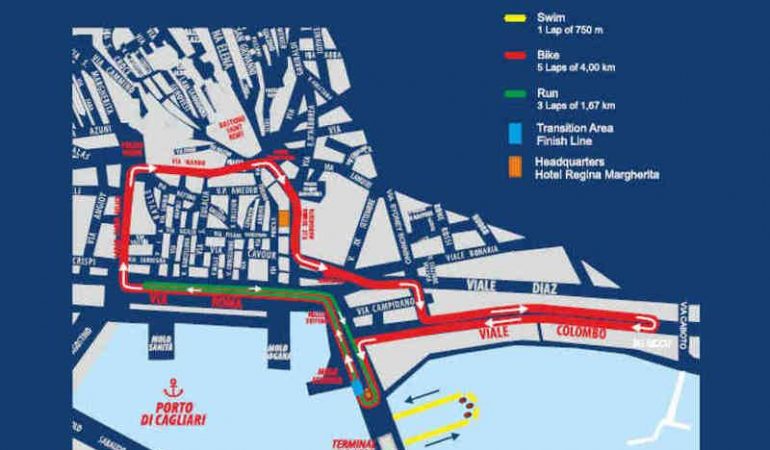 Cagliari: variazioni nel traffico  per la tre  giornate de “La festa del Gusto” e i mondiali di Triathlon