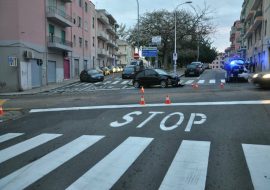 Cagliari: Ford fiesta contro fiat Bravo  con conducenti in stato di ebbrezza