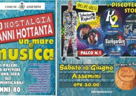 Assemini: “Un mare di Musica”, un viaggio nella musica degli anni  ‘80