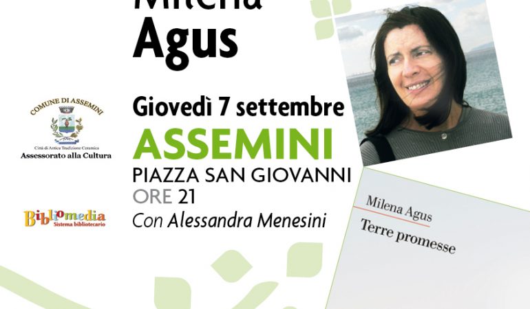 Assemini: prosegue con Milena Agus il cartellone di “Leggo di notte”