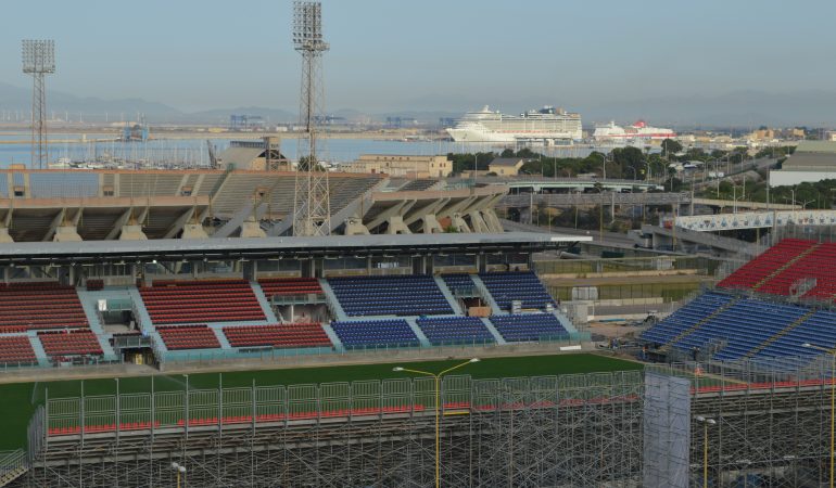 Sardegna Arena: pronti due settori aggiuntivi