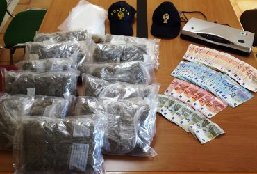 Iglesias: arrestato spacciatore sequestati 2,600 kg di marijuana e 4.115 euro