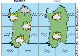 Da domani e fino a sabato venti forti a mareggiate in Sardegna fino a burrasca