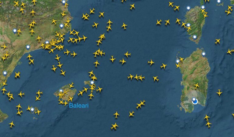 Turismo e traffico aereo: Baleari battono sardegna 20 a 1