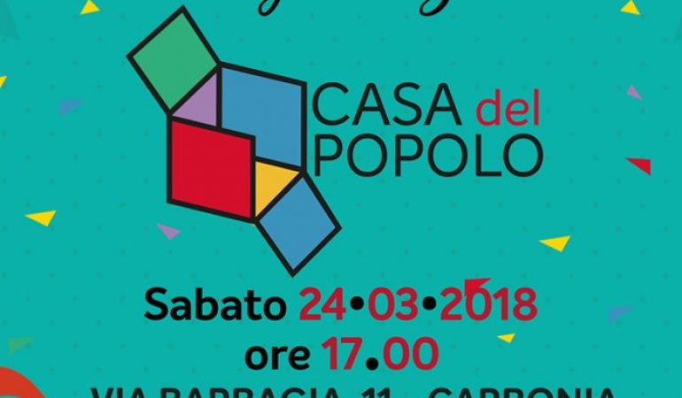 Carbonia, sabato 24 inaugurazione Casa del Popolo