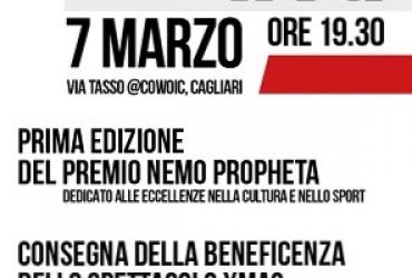 Cagliari, l’Associazione ICS assegna il premio “Nemo Propheta” Cagliari, l’Associazione ICS assegna il premio “Nemo Propheta”