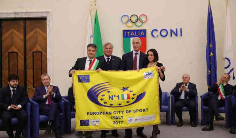 Cagliari: Miglior Città europea dello sport e Benemerenza dello Sport 2017