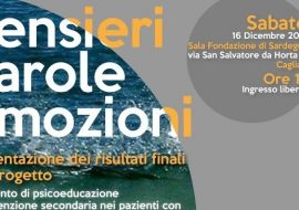 Cagliari: Conferenza di presentazione dei risultati di un Progetto finanziato dalla Fondazione di Sardegna