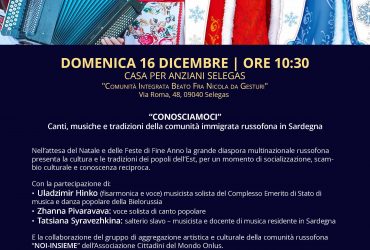 “Conosciamoci” spettacolo con musica e artisti della Bielorussia in tre paesi della Sardegna