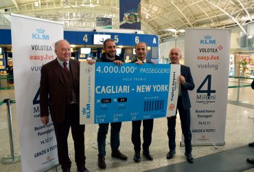 L’Aeroporto di Cagliari festeggia il traguardo dei 4 milioni di passeggeri transitati