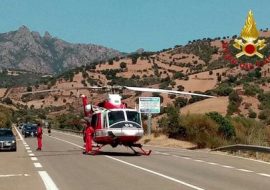 Tertenia: scontro moto-autocisterna. Gravi ferite per un undicenne