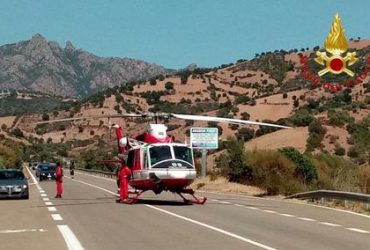 Tertenia: scontro moto-autocisterna. Gravi ferite per un undicenne