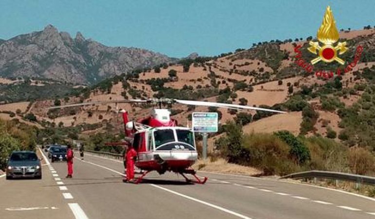 Tertenia: scontro moto-autocisterna. Gravi ferite per un undicenne