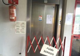 Ascensore guasto al Poliambulatorio di Viale Trieste a Cagliari