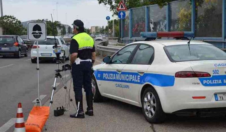 Posizionamento degli autovelox a Cagliari a febbraio