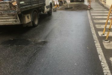 Pirri: Via Riva Villasanta chiusa al traffico