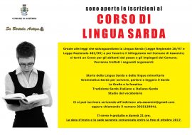 Corso di lingua sarda ad Assemini