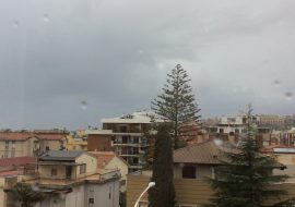 Dopo freddo forte vento e pioggia insistente su Cagliari