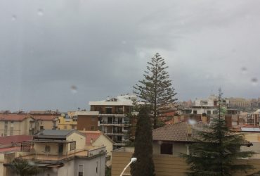 Dopo freddo forte vento e pioggia insistente su Cagliari