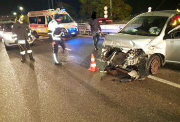 Incidente stradale sull’Asse mediano a Cagliari