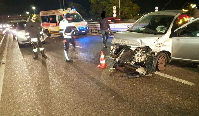 Incidente stradale sull’Asse mediano a Cagliari