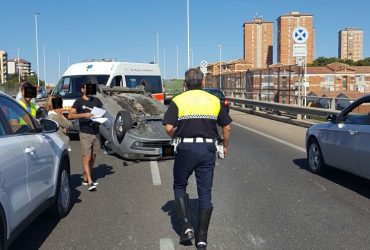 Incidente stradale questa mattina nell’Asse mediano di scorrimento.