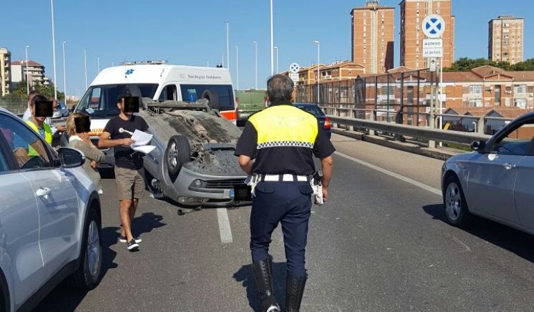 Incidente stradale questa mattina nell’Asse mediano di scorrimento.