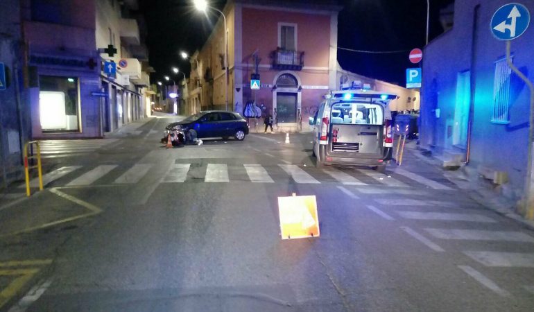 Incidente stradale a Pirri