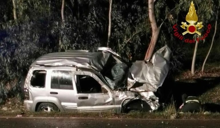 Sarroch: sbalzato fuori dall’auto. E’ gravissimo