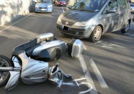 Cagliari: incidente stradale tra via La Vega e Viale San Vincenzo
