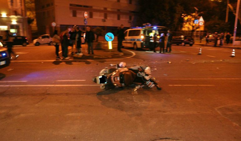 Cagliari: incidente nel viale S.Avendrace