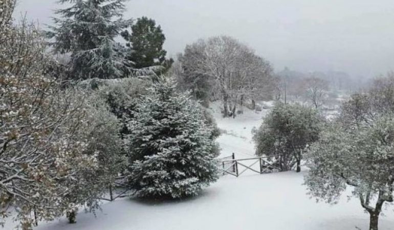 Sardegna: Sino a lunedì 26 febbraio freddo rigido con   nevicate e gelate 